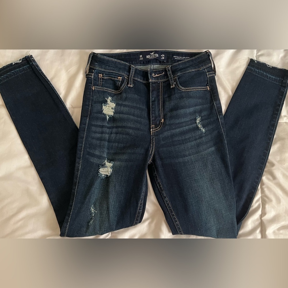 Hollister High rise Crop Super Skinny jeans